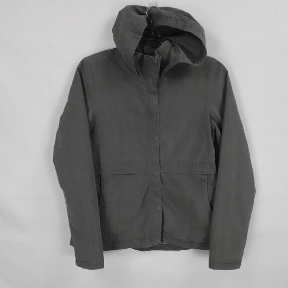 Toad&Co Swingout Jacket‎ Mens Medium Gray Hooded Full Zip Windbreaker Outdoors - Picture 1 of 14